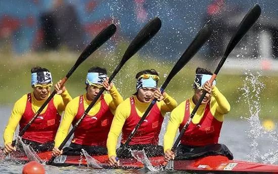 中国国家队皮划艇的运动健儿