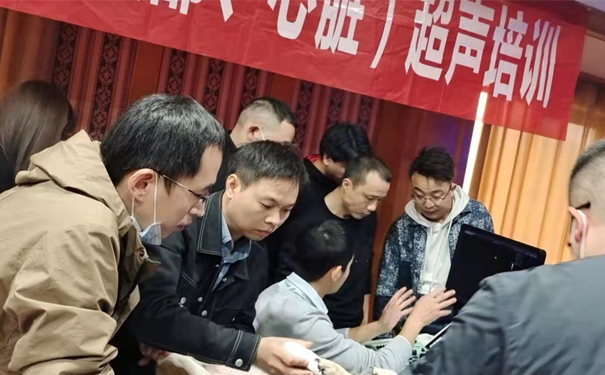 兽用彩超实操环节现场